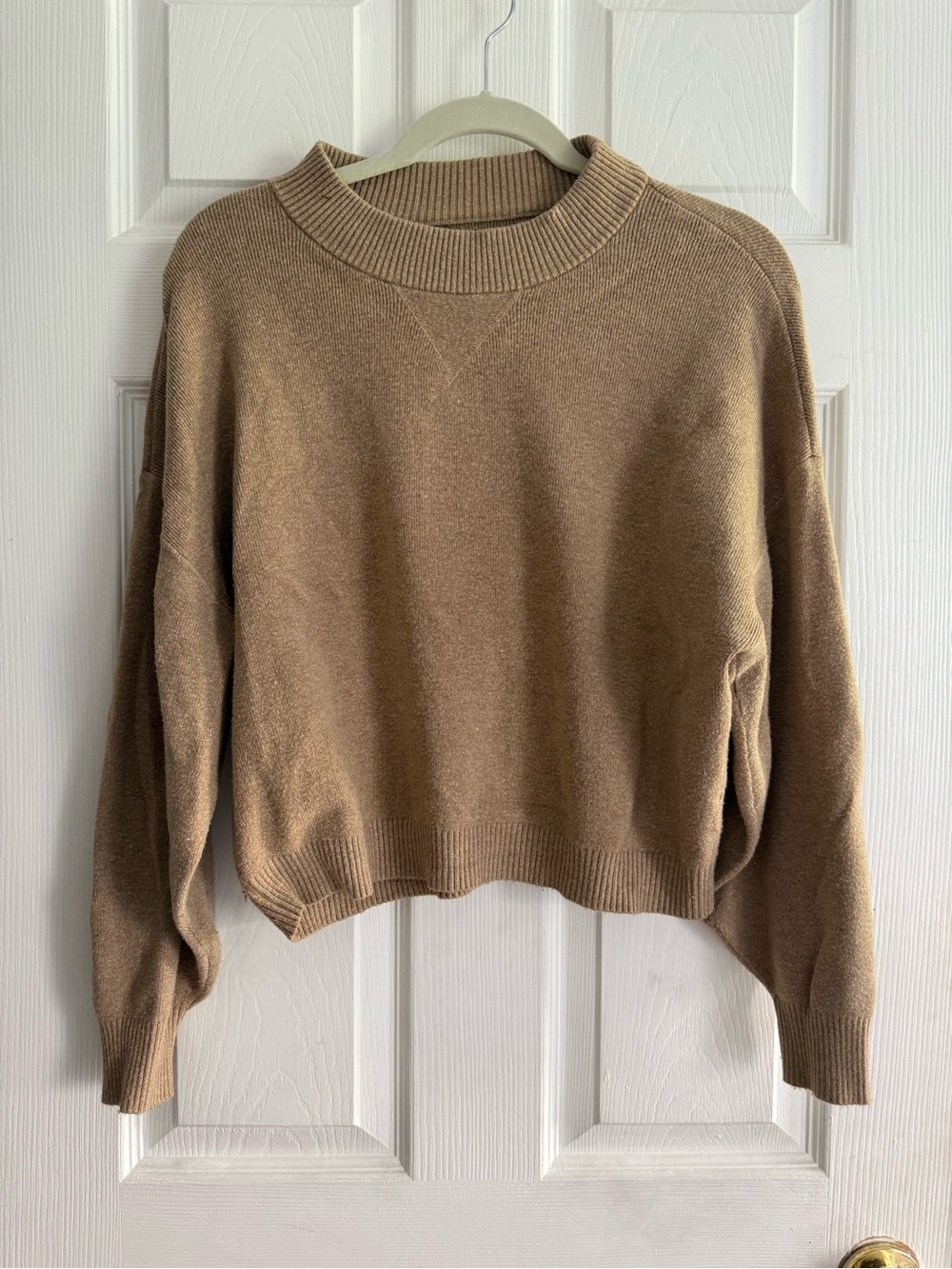 Abercrombie Coffee Brown Crewneck Sweater
